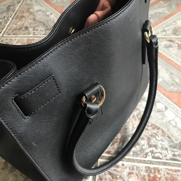 Michael Kors Leather Large Hamilton Handbag Bag MK - Picture 3 of 12